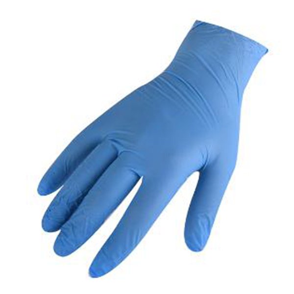 Γάντια Νιτριλίου Έξτρα Αντοχής (Μπλε, Medium) Σετ 100 Τεμαχίων