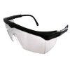 Γυαλιά προστασίας διάφανα με ενισχυμένο φακό αντοχής (Μαύρα)